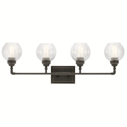 Niles 4 Light 33.25 Inch Bathroom Vanity Light