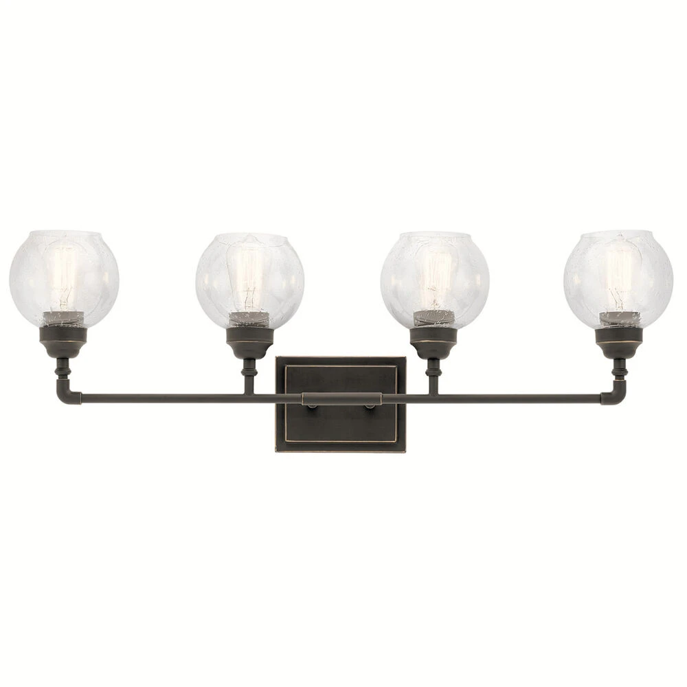 Niles 4 Light 33.25 Inch Bathroom Vanity Light 1 Niles 4 Light 33.25 Inch Bathroom Vanity Light