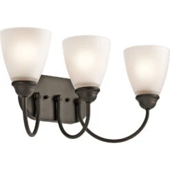 Jolie 3 Light 20.25 Inch Bathroom Vanity Light