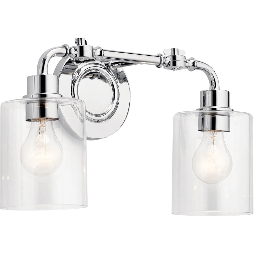 Gunnison 2 Light 17.00 Inch Bathroom Vanity Light 1 Gunnison 2 Light 17.00 Inch Bathroom Vanity Light