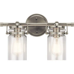 Brinley 2 Light 15.75 Inch Bathroom Vanity Light