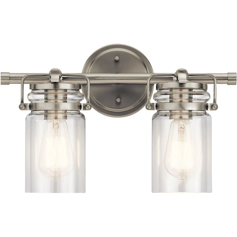 Brinley 2 Light 15.75 Inch Bathroom Vanity Light 1 Brinley 2 Light 15.75 Inch Bathroom Vanity Light