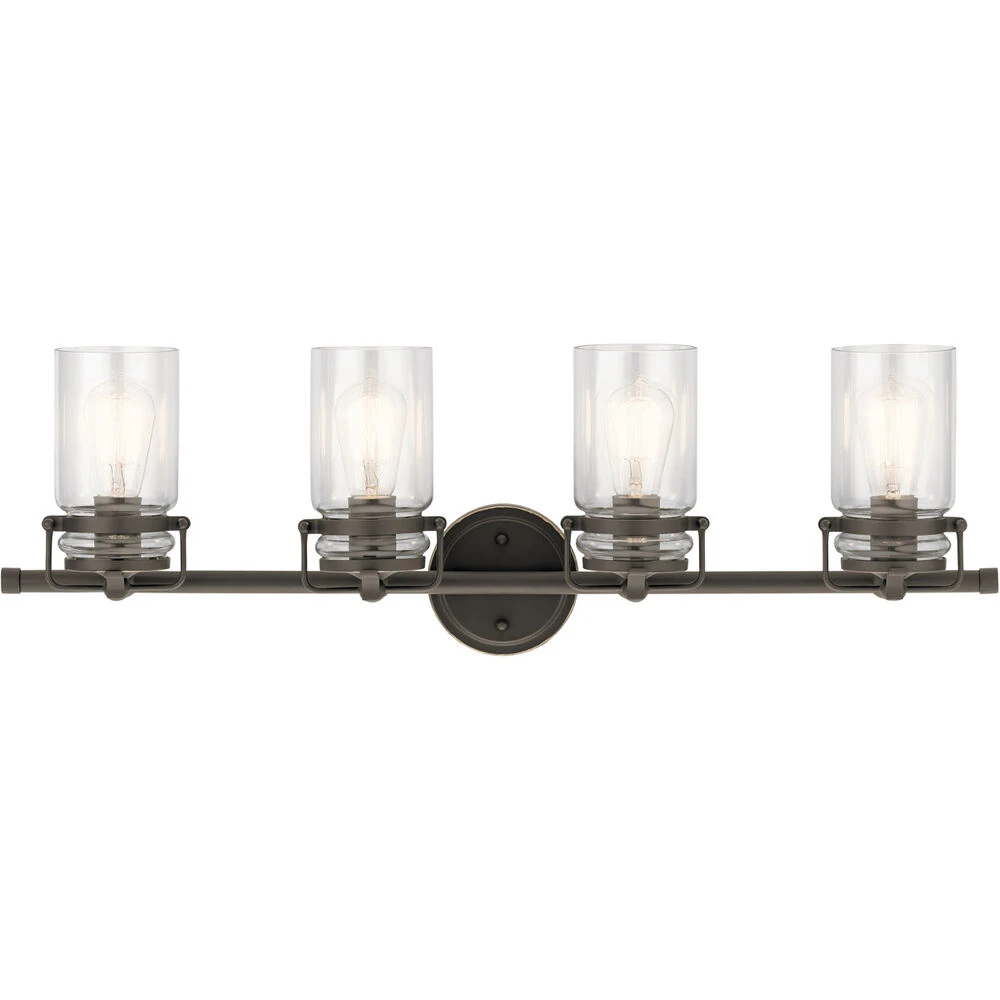 Brinley 4 Light 32.25 Inch Bathroom Vanity Light 1 Brinley 4 Light 32.25 Inch Bathroom Vanity Light