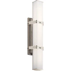 Bisou LED 22 Inch Polished Nickel Linear Bath Medium Wall Light, Medium
