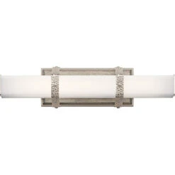 Bisou LED 22 Inch Polished Nickel Linear Bath Medium Wall Light, Medium 6 Bisou LED 22 Inch Polished Nickel Linear Bath Medium Wall Light, Medium -Lighting Promotional Store 45707pnled front