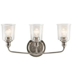 Waverly 3 Light 24 Inch Classic Pewter Wall Mt Bath 3 Arm Wall Light