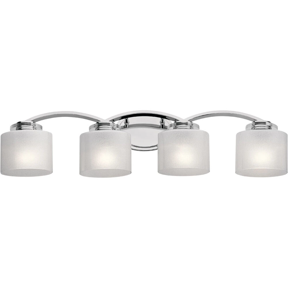 Archer 4 Light 33 Inch Chrome Wall Mt Bath 4 Arm Wall Light 2 Archer 4 Light 33 Inch Chrome Wall Mt Bath 4 Arm Wall Light - Image 2