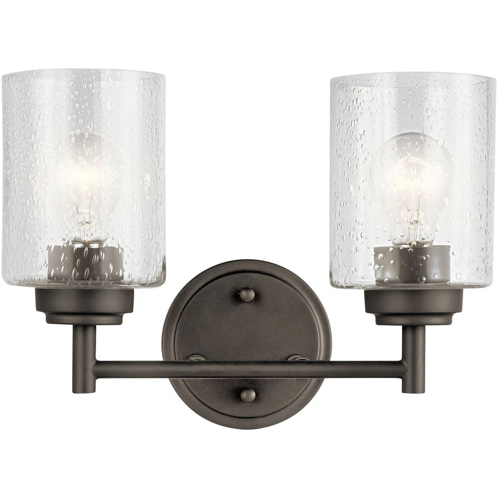 Winslow 2 Light 12.75 Inch Bathroom Vanity Light 1 Winslow 2 Light 12.75 Inch Bathroom Vanity Light
