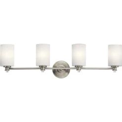 Joelson 4 Light 34.00 Inch Bathroom Vanity Light