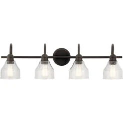 Avery 4 Light 33.25 Inch Bathroom Vanity Light
