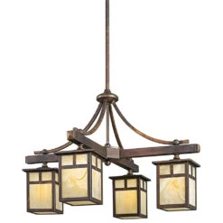 Alameda 4 Light 25 Inch Canyon View Outdoor Chandelier