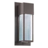 Sorel LED 16 Inch Architectural Bronze Outdoor Wall, Medium