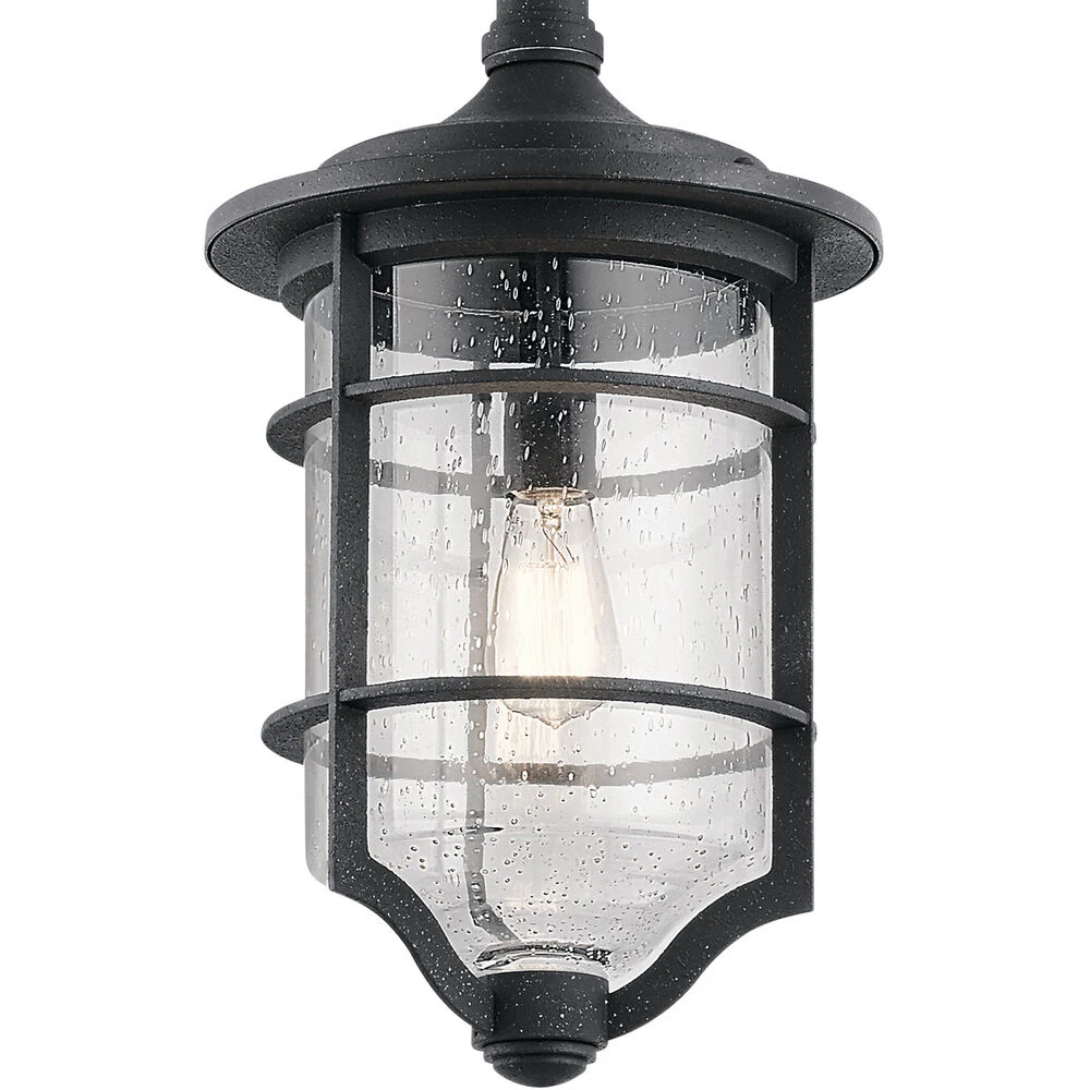 Royal Marine 1 Light 12 Inch Distressed Black Outdoor Hanging Pendant 3 Royal Marine 1 Light 12 Inch Distressed Black Outdoor Hanging Pendant - Image 3