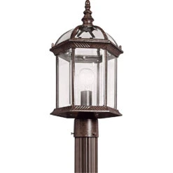 Barrie 1 Light 9.75 Inch Post Light & Accessory