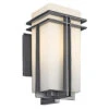 Tremillo 1 Light 17 Inch Black Outdoor Wall, Medium