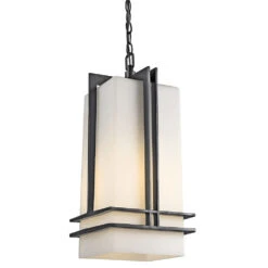 Tremillo 1 Light 7 Inch Black Outdoor Hanging Pendant