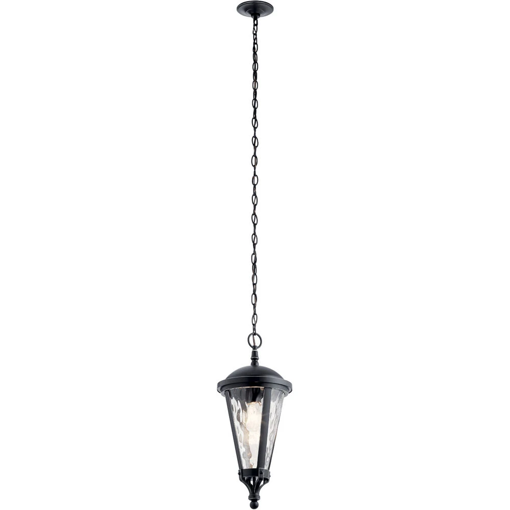 Cresleigh 1 Light 9 Inch Black With Silver Highlights Outdoor Hanging Pendant 1 Cresleigh 1 Light 9 Inch Black With Silver Highlights Outdoor Hanging Pendant