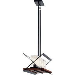 Morelle 5 Light 11 Inch Black Outdoor Chandelier 10 Morelle 5 Light 11 Inch Black Outdoor Chandelier -Lighting Promotional Store 49309bk profile