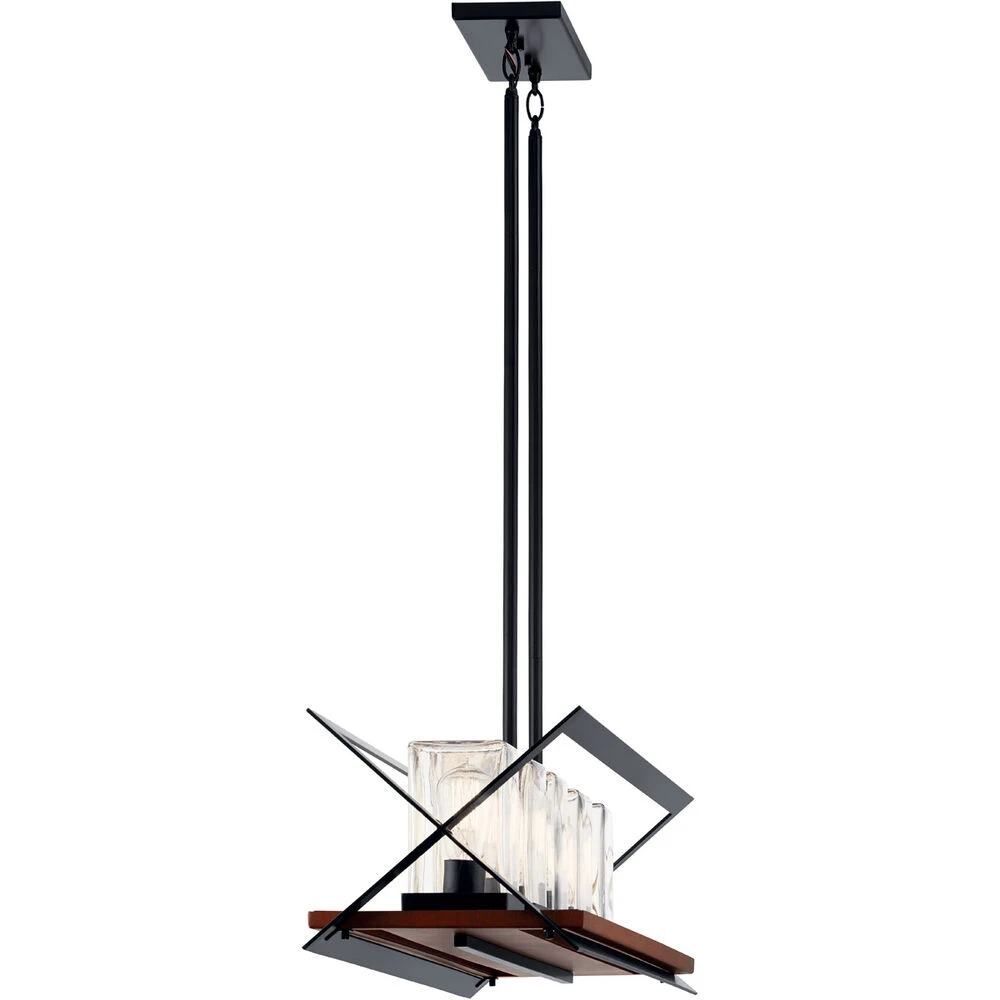 Morelle 5 Light 11 Inch Black Outdoor Chandelier 4 Morelle 5 Light 11 Inch Black Outdoor Chandelier - Image 4