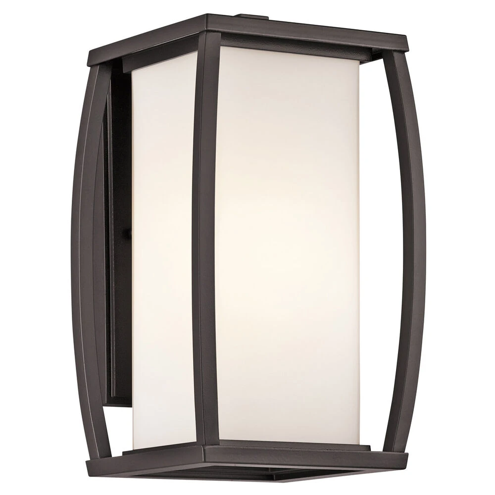 Bowen 1 Light 13 Inch Architectural Bronze Outdoor Wall, Medium 1 Bowen 1 Light 13 Inch Architectural Bronze Outdoor Wall, Medium