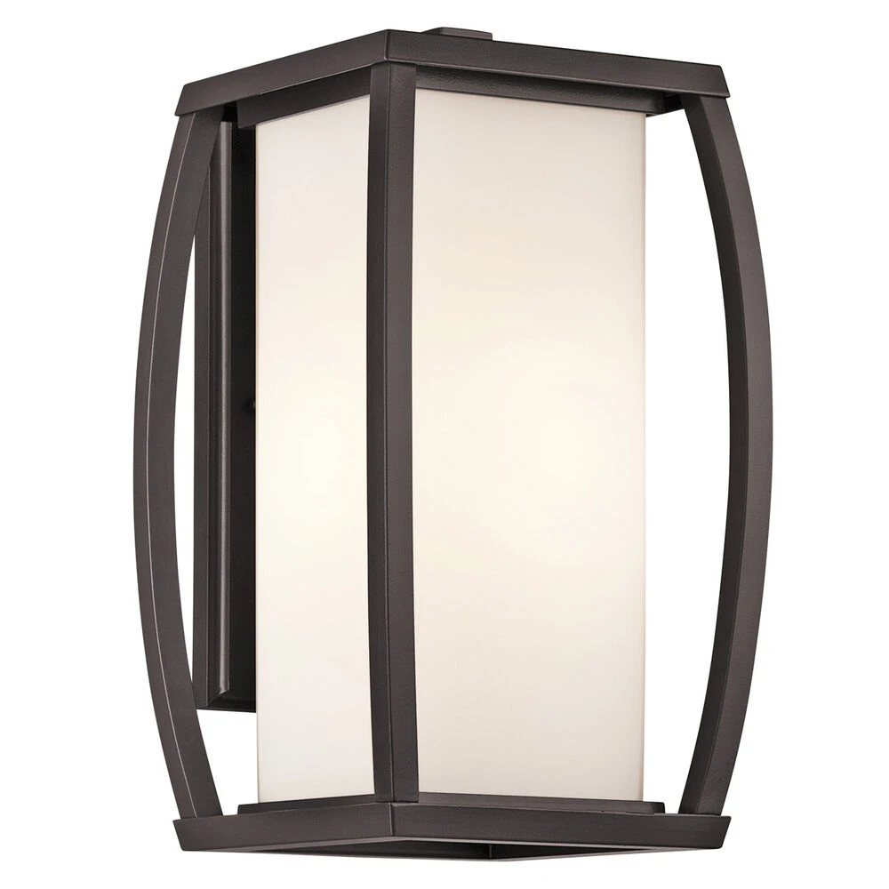 Bowen 1 Light 16 Inch Architectural Bronze Outdoor Wall, Large 1 Bowen 1 Light 16 Inch Architectural Bronze Outdoor Wall, Large