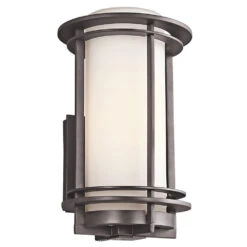 Pacific Edge 1 Light 13 Inch Architectural Bronze Outdoor Wall, Medium