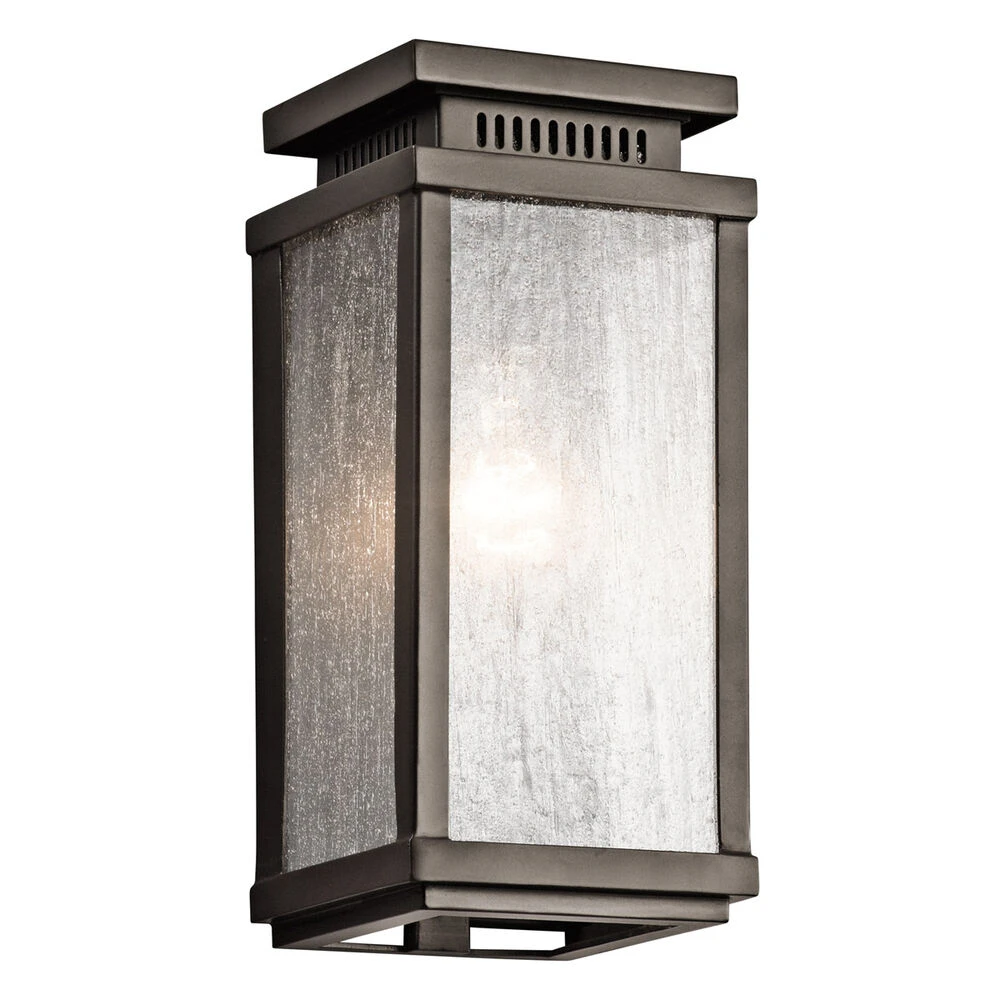 Manningham 1 Light 11 Inch Olde Bronze Outdoor Wall, Small 1 Manningham 1 Light 11 Inch Olde Bronze Outdoor Wall, Small