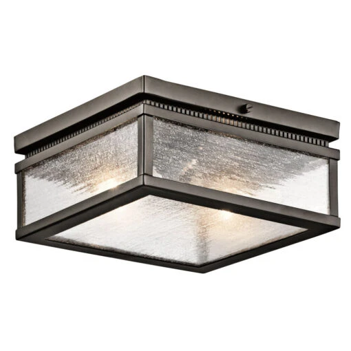 Manningham 2 Light 12 Inch Olde Bronze Outdoor Flush & Semi Flush Mt