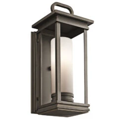 South Hope 1 Light 18 Inch Rubbed Bronze Outdoor Wall, Medium
