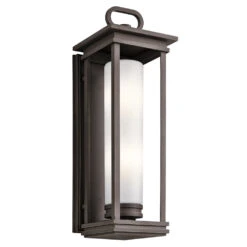 South Hope 2 Light 28 Inch Rubbed Bronze Outdoor Wall, X-Large