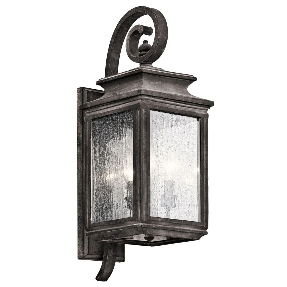 Wiscombe Park 3 Light 7.50 Inch Outdoor Wall Light 1 Wiscombe Park 3 Light 7.50 Inch Outdoor Wall Light