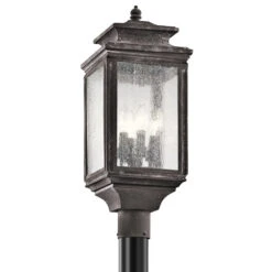 Wiscombe Park 4 Light 9.00 Inch Post Light & Accessory