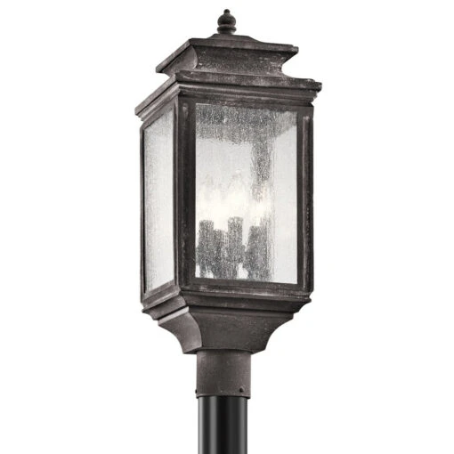 Wiscombe Park 4 Light 9.00 Inch Post Light & Accessory