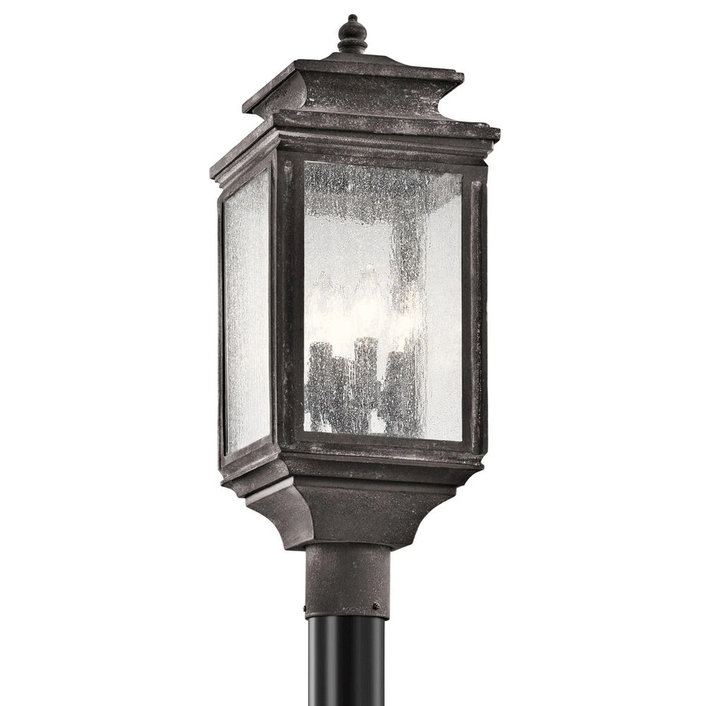 Wiscombe Park 4 Light 9.00 Inch Post Light & Accessory 1 Wiscombe Park 4 Light 9.00 Inch Post Light & Accessory