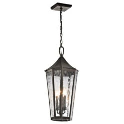 Rochdale 4 Light 11 Inch Olde Bronze Outdoor Hanging Pendant