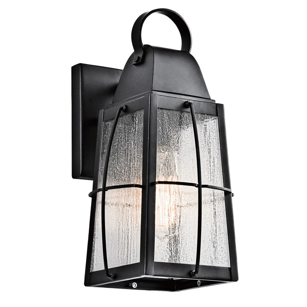 Tolerand 1 Light 12 Inch Textured Black Outdoor Wall, Small 1 Tolerand 1 Light 12 Inch Textured Black Outdoor Wall, Small