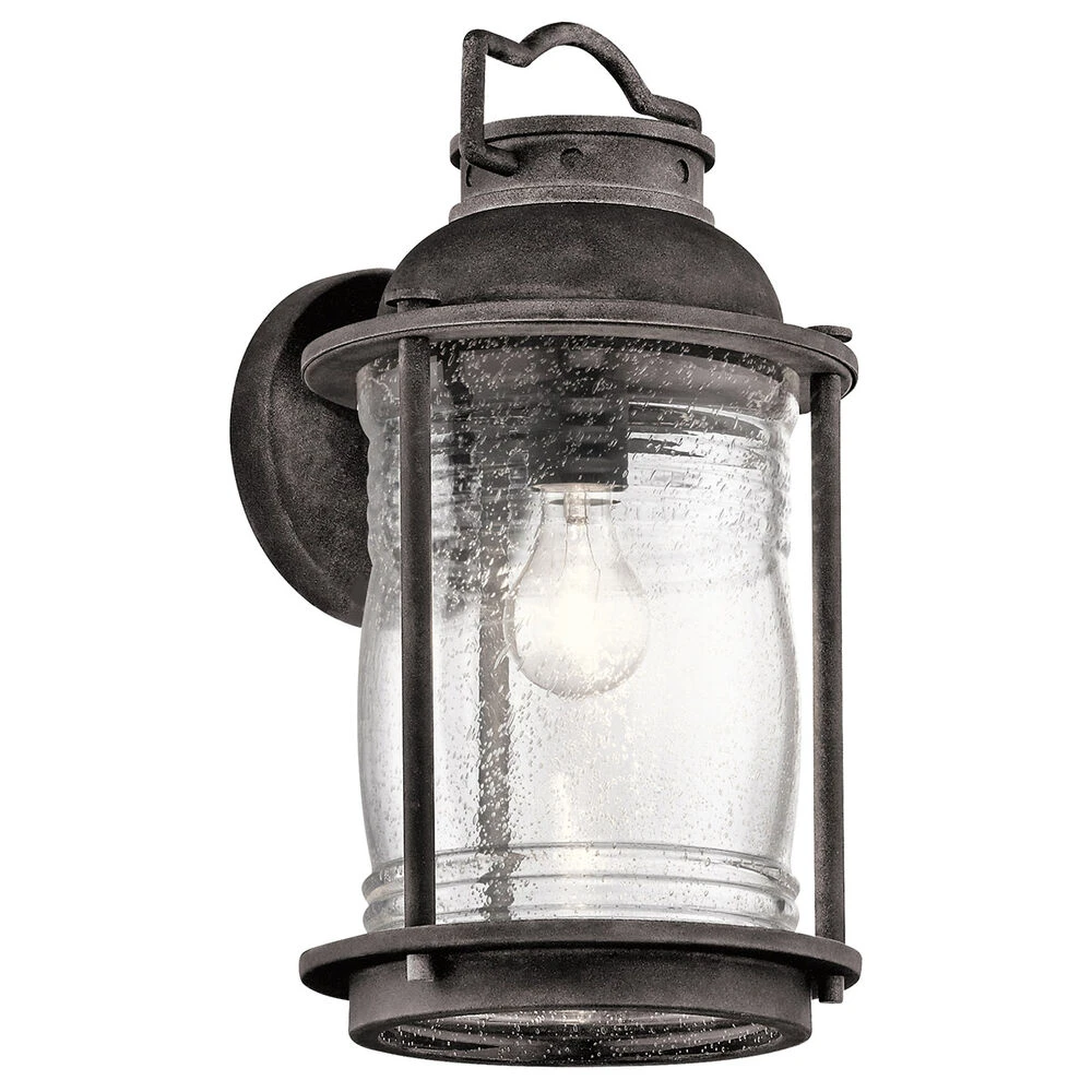 Ashland Bay 1 Light 16 Inch Weathered Zinc Outdoor Wall, Large 1 Ashland Bay 1 Light 16 Inch Weathered Zinc Outdoor Wall, Large