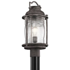 Ashland Bay 1 Light 19 Inch Weathered Zinc Outdoor Post Lantern
