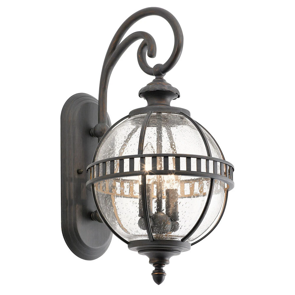 Halleron 2 Light 19 Inch Londonderry Outdoor Wall, X-Large 1 Halleron 2 Light 19 Inch Londonderry Outdoor Wall, X-Large
