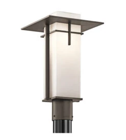 Caterham 1 Light 17 Inch Olde Bronze Outdoor Post Lantern