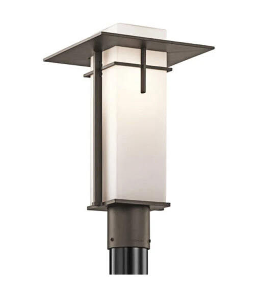 Caterham 1 Light 17 Inch Olde Bronze Outdoor Post Lantern