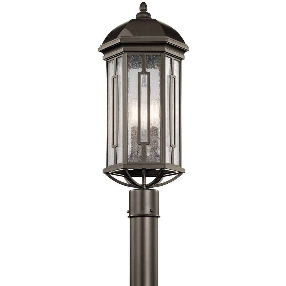 Galemore 3 Light 23 Inch Olde Bronze Outdoor Post Lantern 1 Galemore 3 Light 23 Inch Olde Bronze Outdoor Post Lantern