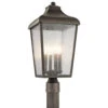 Forestdale 4 Light 22 Inch Olde Bronze Outdoor Post Lantern