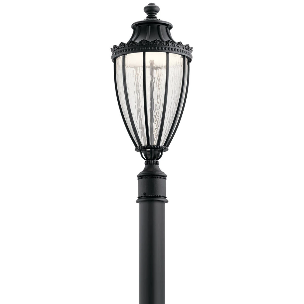 Wakefield LED 26 Inch Textured Black Outdoor Post Lantern 1 Wakefield LED 26 Inch Textured Black Outdoor Post Lantern