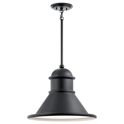 Northland 1 Light 18 Inch Black Outdoor Hanging Pendant