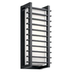 Rockbridge LED 16 Inch Black Outdoor Wall, Medium