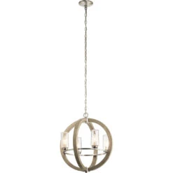 Grand Bank 4 Light 20.00 Inch Outdoor Pendant/Chandelier