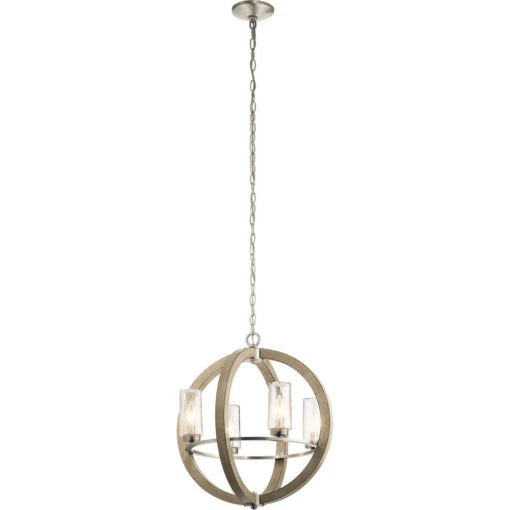 Grand Bank 4 Light 20.00 Inch Outdoor Pendant/Chandelier