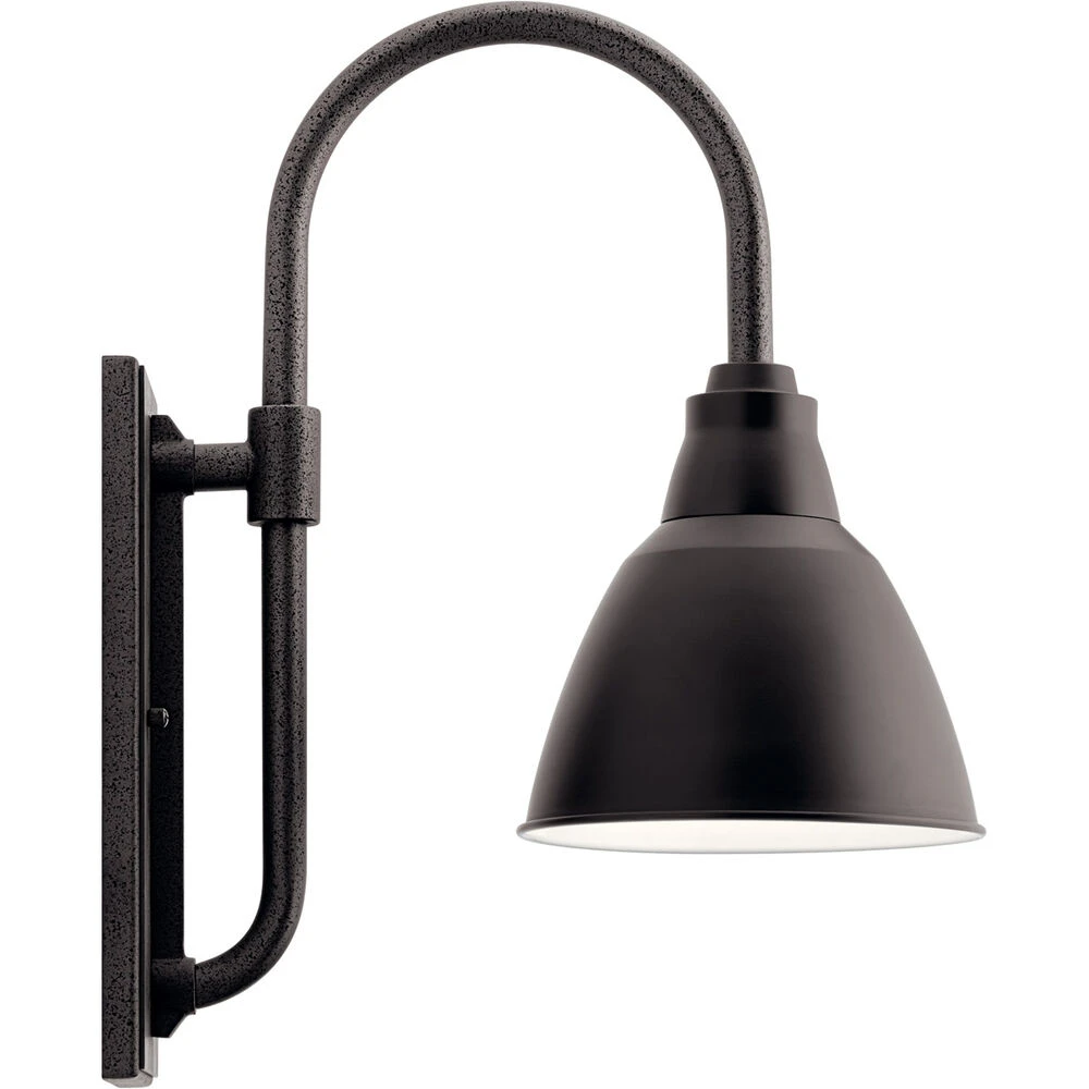 Pellinord 1 Light 19 Inch Black Outdoor Wall, Medium 2 Pellinord 1 Light 19 Inch Black Outdoor Wall, Medium - Image 2