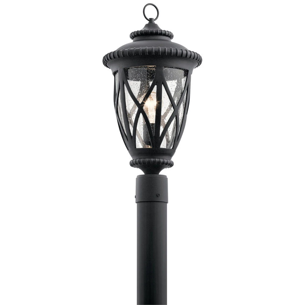 Admirals Cove 1 Light 21 Inch Textured Black Outdoor Post Lantern 1 Admirals Cove 1 Light 21 Inch Textured Black Outdoor Post Lantern